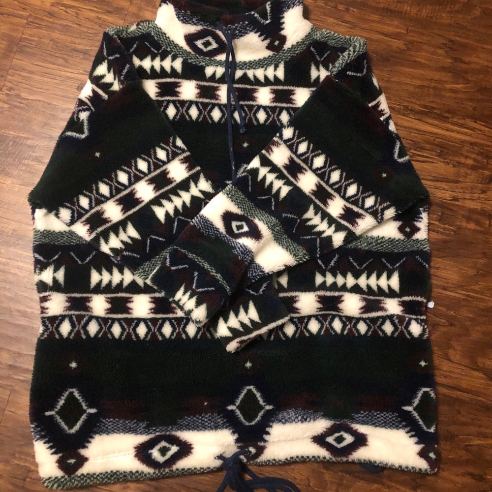 Aztec Sherpa Pullover